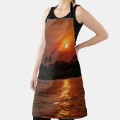  Tropical Sunset Apron Schort (Insitu)