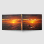 Tropical Sunset Beach Island Summer Wedding Gastenboek (Volledig)