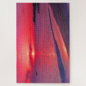 Tropical Sunset Beach Jigsaw Puzzle Legpuzzel (Verticaal)