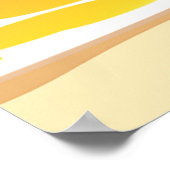 Tropical Sunset Beach Palm Tree Island Poster (Hoek)