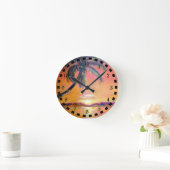 Tropical Sunset in beautiful Florida Ronde Klok (Huis)