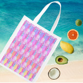 Tropical Sunset Island Meisje Roze Palmboom Mok