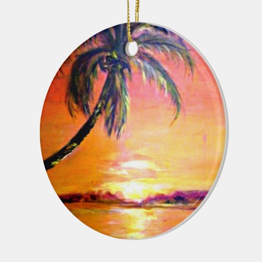 Tropical Sunset keepomwille ornament (Links)