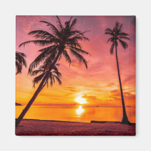 Tropical Sunset Magnet