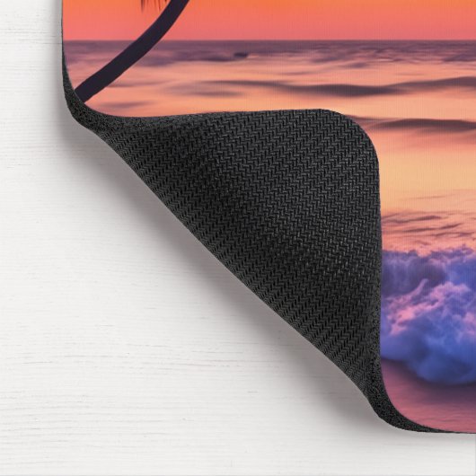 Tropical Sunset Mousepad Muismat (Hoek)