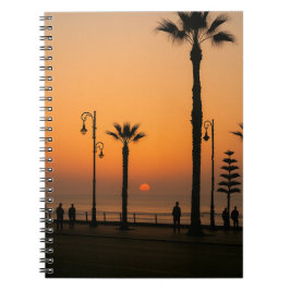 Tropical Sunset Notitieboek – inspirerend en vredi