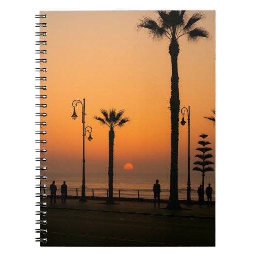 Tropical Sunset Notitieboek – inspirerend en vredi (Voorkant)