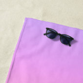 Tropical Sunset Ombre Seashell Shell Elegant Strandlaken (In situ)