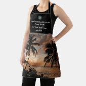 Tropical Sunset Palm Trees Ocean Business Custom Schort (Insitu)