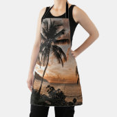 Tropical Sunset Palm Trees St. Croix USVI Schort (Insitu)