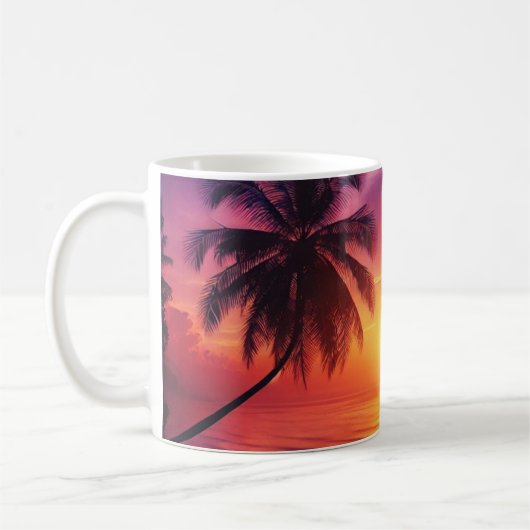 Tropical Sunset Paradise Mok – Ocean Uitzicht Gift (Links)