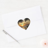Tropical Sunset Paradise Square Sticker (Envelop)