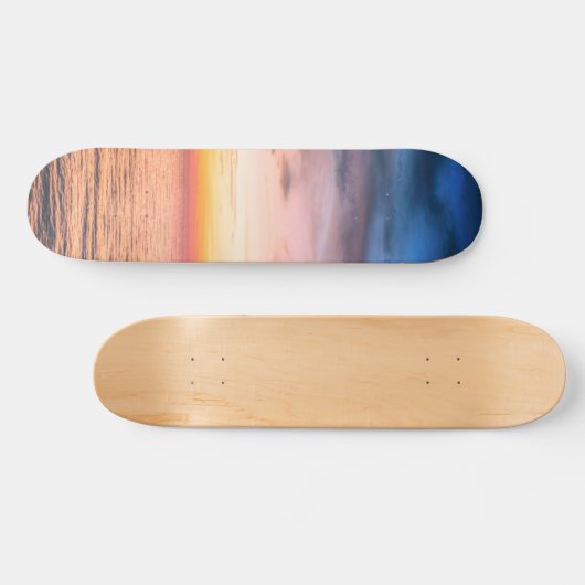 Tropical Sunset Photo Persoonlijk Skateboard (Horizontaal)