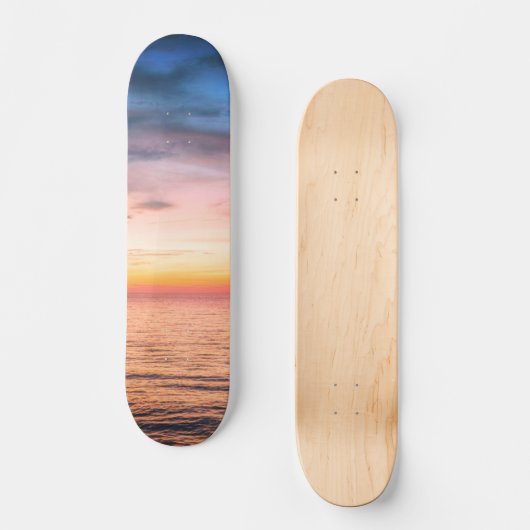 Tropical Sunset Photo Persoonlijk Skateboard (Voorkant)