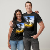 Tropical Sunset Print T-shirt (Unisex)