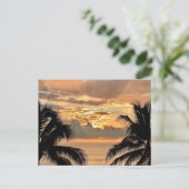 Tropical Sunset Puerto Vallarta Briefkaart (Staand voorkant)