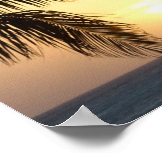 Tropical Sunset Sail Print (Hoek)