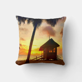 Tropical Sunset Sierkussen – Beach Vibes Decor
