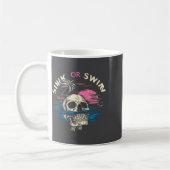 Tropical Sunset Skull Sink Ocean Swim Laugh Koffiemok (Links)