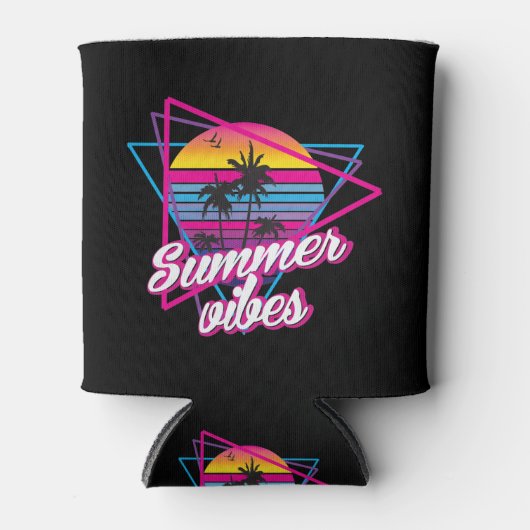 Tropical Sunset Summer Vibes Koelbox Blikjeskoeler (Voorkant)