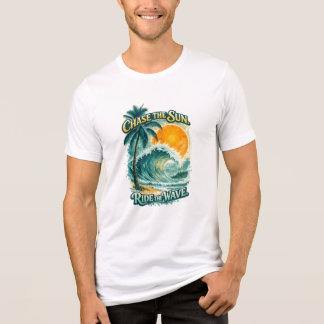 Tropical Surf Sunset T-Shirt – Zonnebad nemen