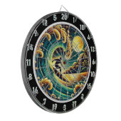 Tropical Surfer Energy Room Art Dartbord (Voorkant Links)