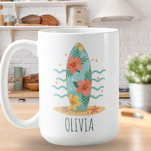 Tropical Surfer – Hibiscus Dromen Koffiemok