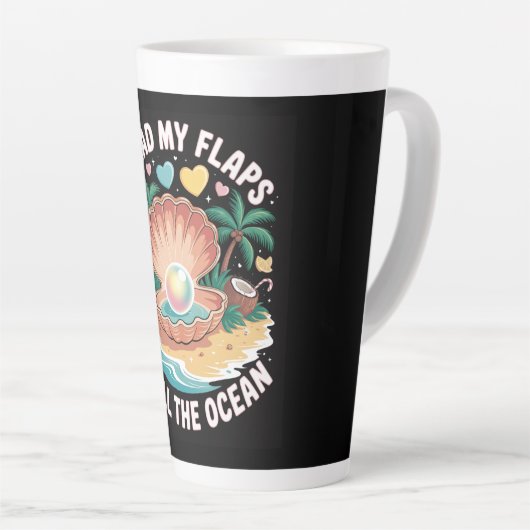 Tropical Tease Spread My Flaps, Smell the Ocean Latte Mok (Rechterhoek)