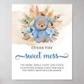 Tropical teddy bear Guess The Sweet Mess game Poster (Voorkant)