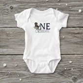 Tropical The Big One Surf Teckel Verjaardag Romper