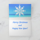 Tropical Thema "Voeg een foto Kerst Kaarten" Feestdagen Kaart (Binnen)