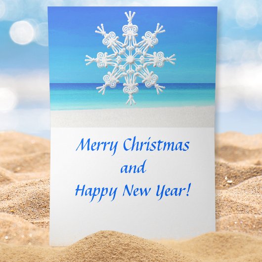 Tropical Thema "Voeg een foto Kerst Kaarten" Feestdagen Kaart