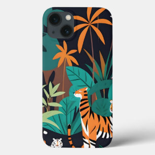 Tropical Tiger Trio Case-Mate iPhone Case