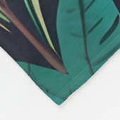 Tropical Tiger Trio Fleece Deken (Hoek)