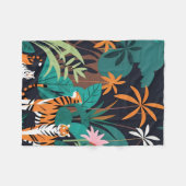 Tropical Tiger Trio Fleece Deken