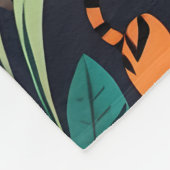 Tropical Tiger Trio Fleece Deken
