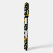 Tropical Tiger Zwarte Oerwoud Safari Katten Case-Mate iPhone Case (Achterkant / Rechts)