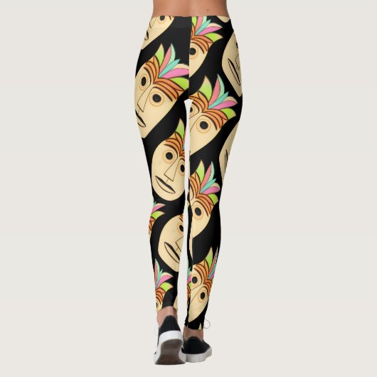 Tropical Tiki Leggings (Achterkant)