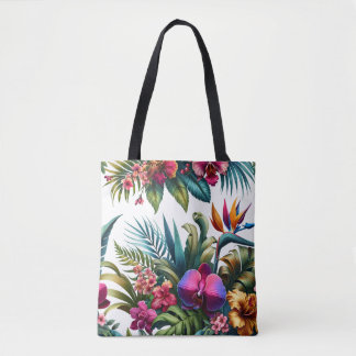 Tropical tobags tote bag