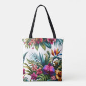 Tropical tobags tote bag (Achterkant)