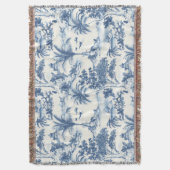 Tropical Toile de Jouy Deken (Voorkant Verticaal)