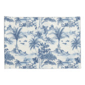 Tropical Toile de Jouy Kussensloop (Achterkant-Rechts)