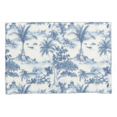 Tropical Toile de Jouy Kussensloop (Voorkant-Rechts)