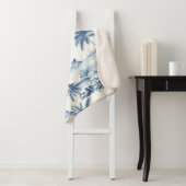 Tropical Toile de Jouy Sherpa Deken (In situ)