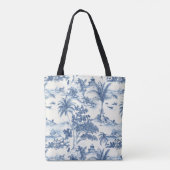 Tropical Toile de Jouy Tote Bag (Achterkant)