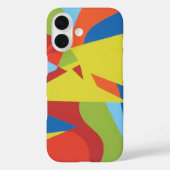 Tropical Toucan Beak Abstract Design Phone Cover (Achterkant)