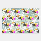Tropical Toucan Design Wrapping Paper Sets (Voorkant 3)