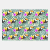 Tropical Toucan Design Wrapping Paper Sets (Voorkant)