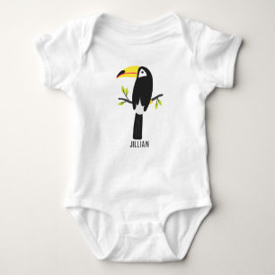 Tropical Toucan gepersonaliseerde Kinderen Romper