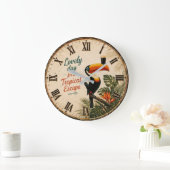 Tropical Toucan Grote Klok (Huis)
